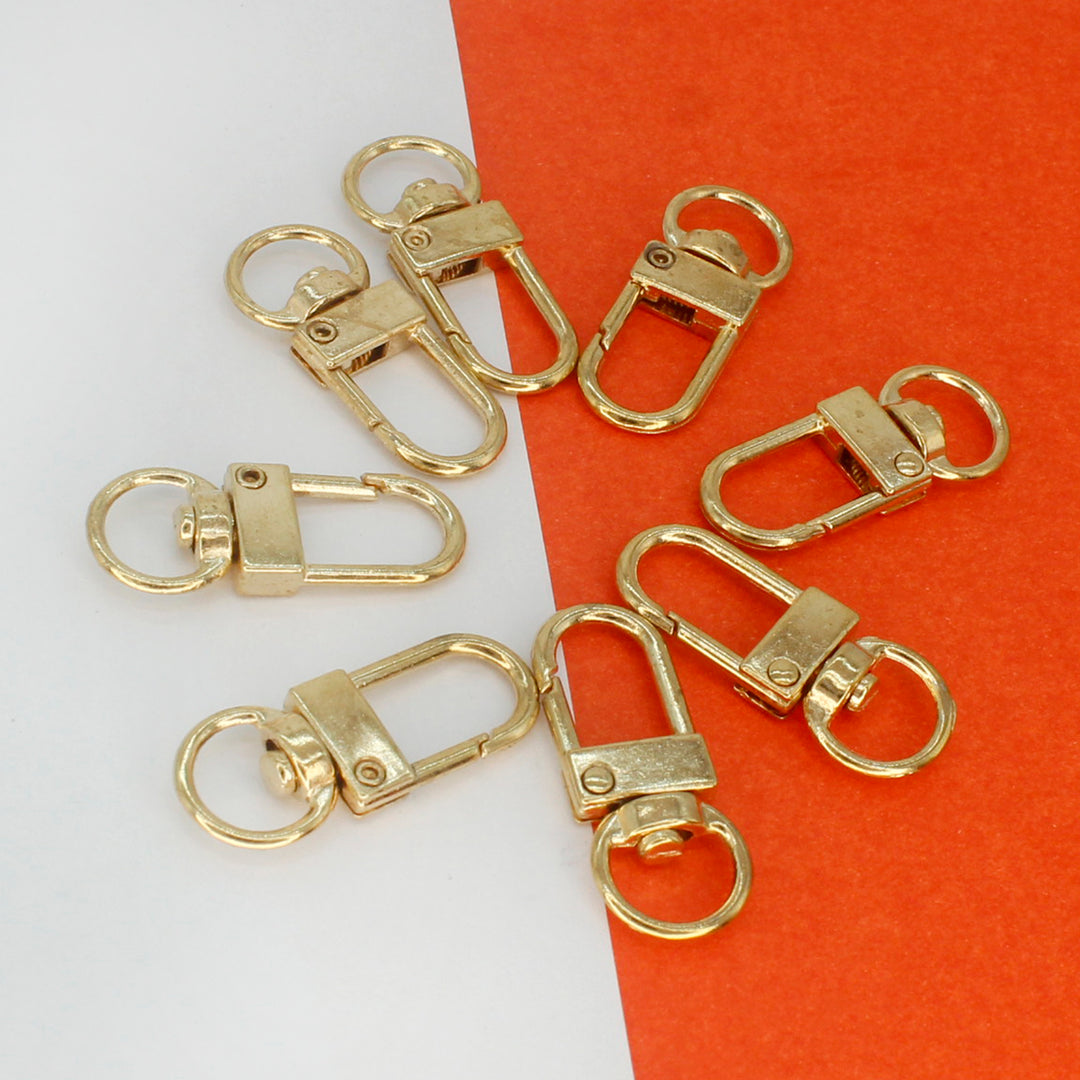 Golden Lobster Claw Clasps