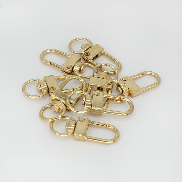 Golden Lobster Claw Clasps