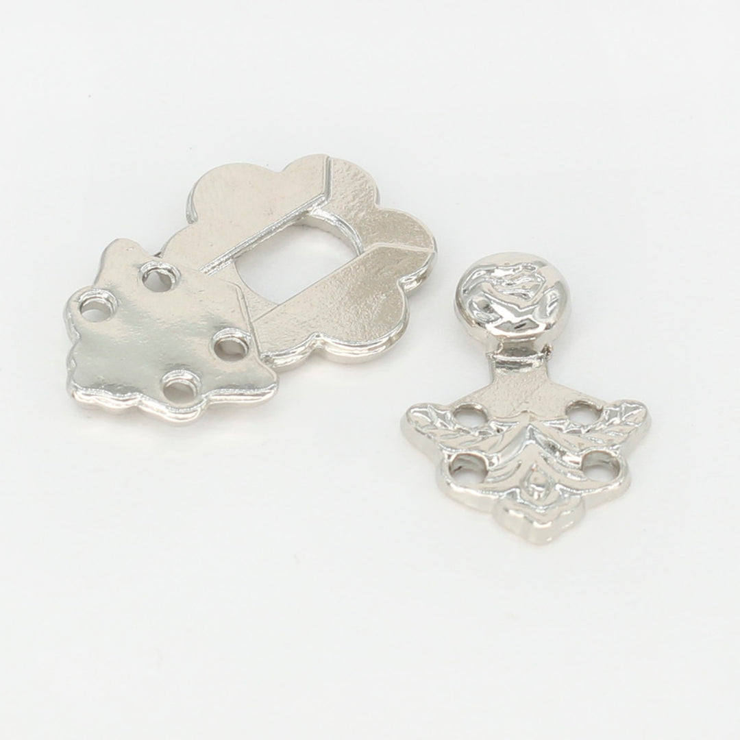 Ornate Ornaments Frog Closure Metal Buttons