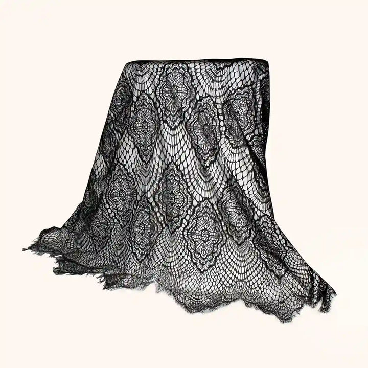 3 Meters Length & 60 Inches Width | Chantilly Lace Fabric