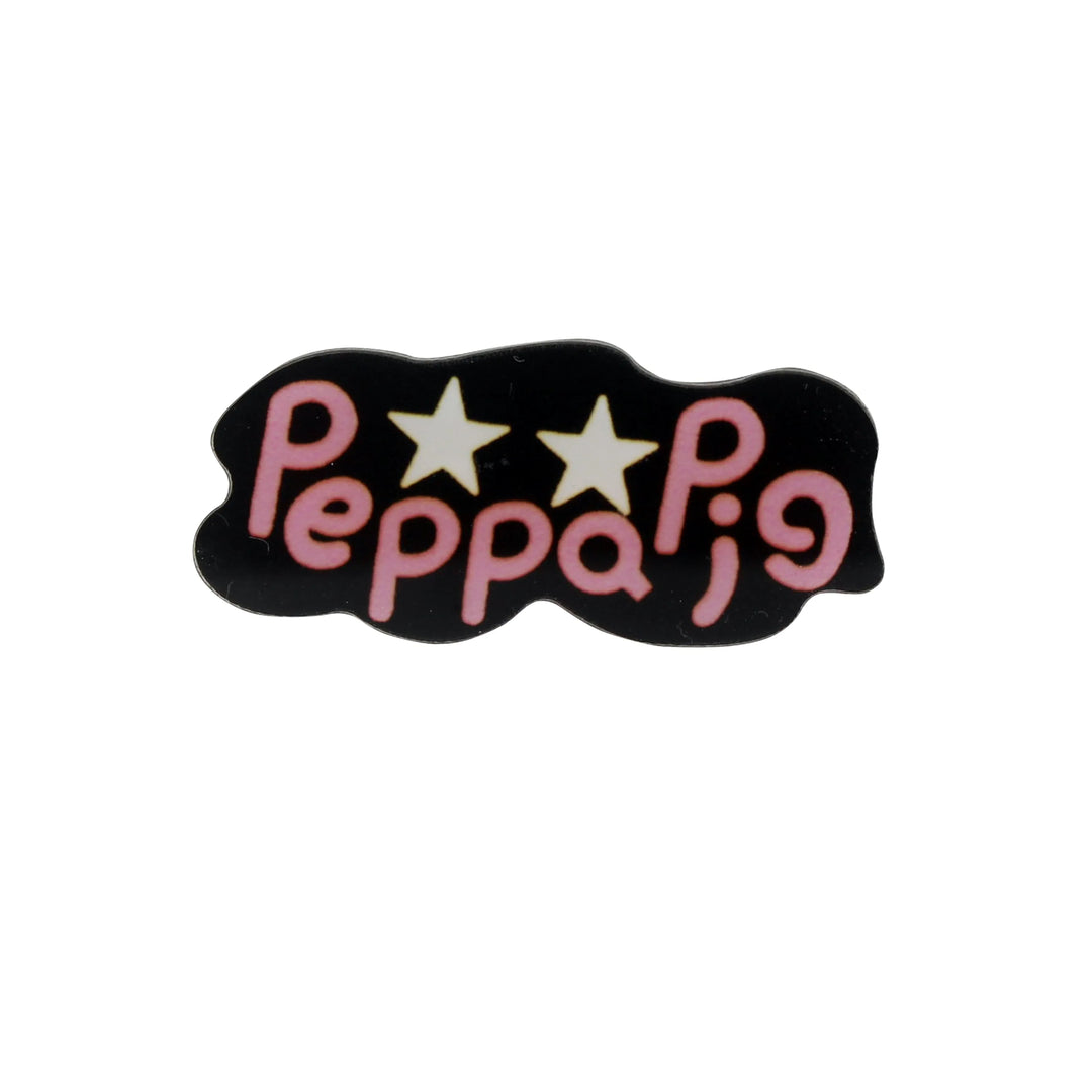 Acrylic Peppa Pig Brooch