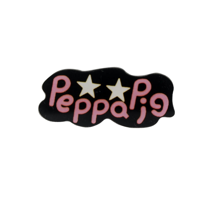 Acrylic Peppa Pig Brooch