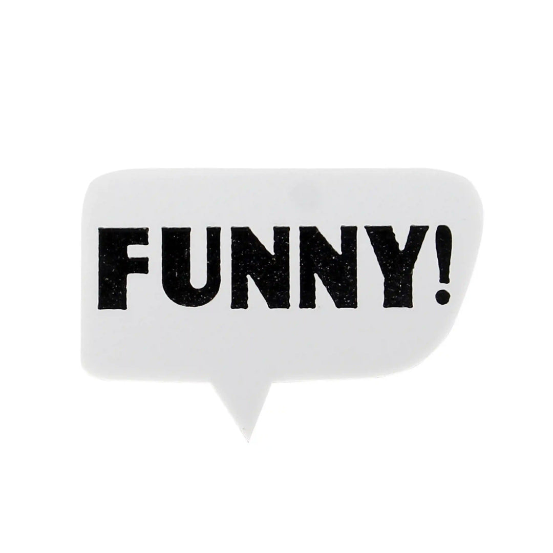 Funny Word Bubble Pin