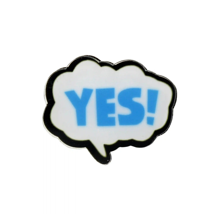 Cloud Yes Acrylic Brooch