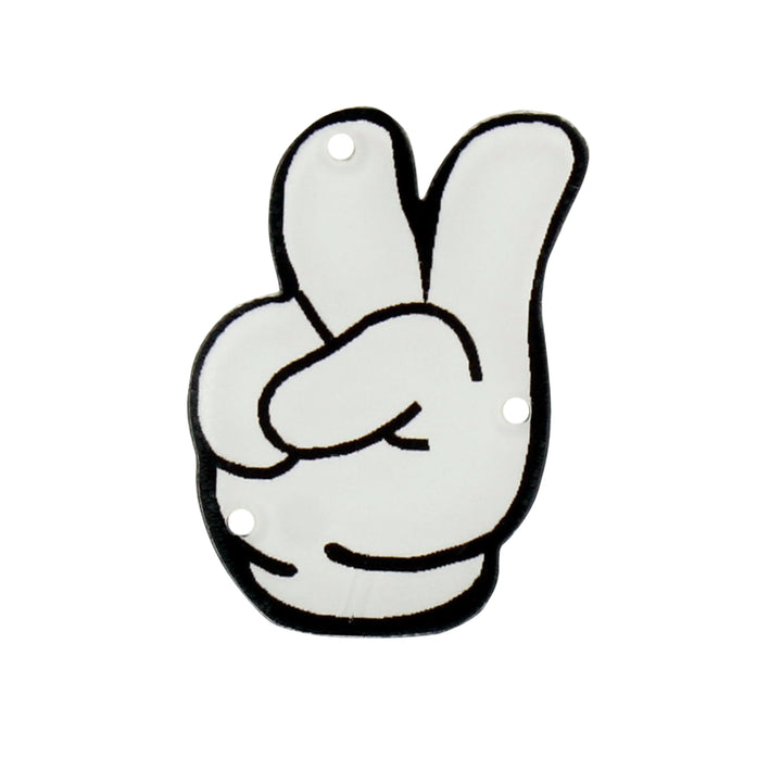 Peace Gesture Acrylic Pin Brooch