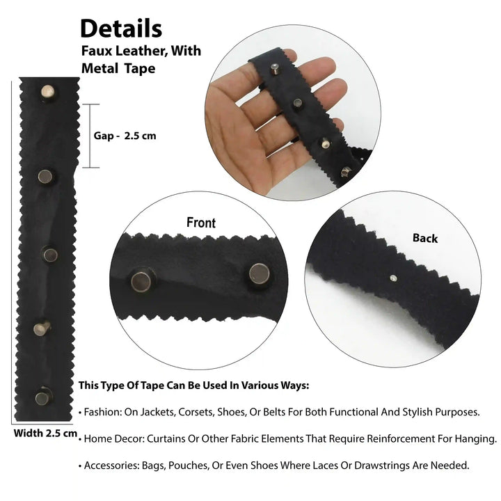 Zigzag Rivet Strap