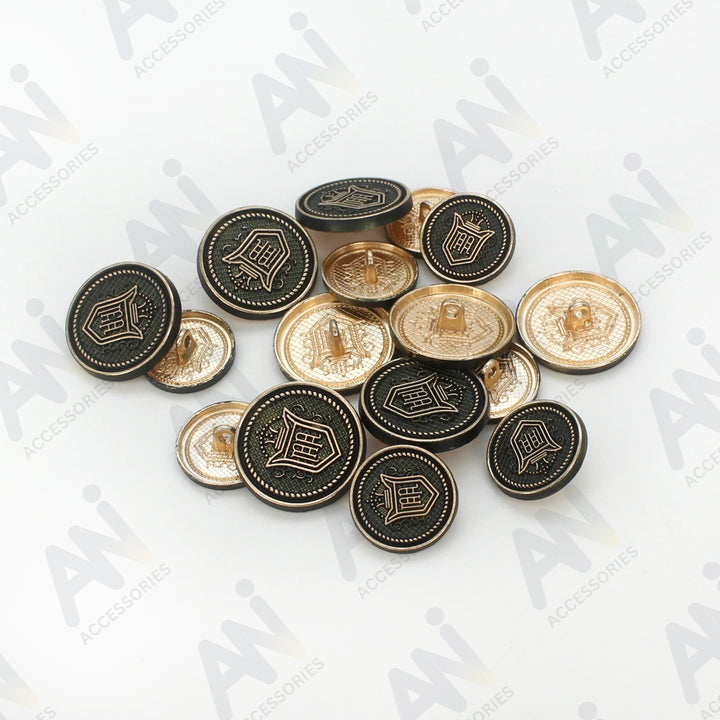 Royal Regalia Antique Metal Buttons