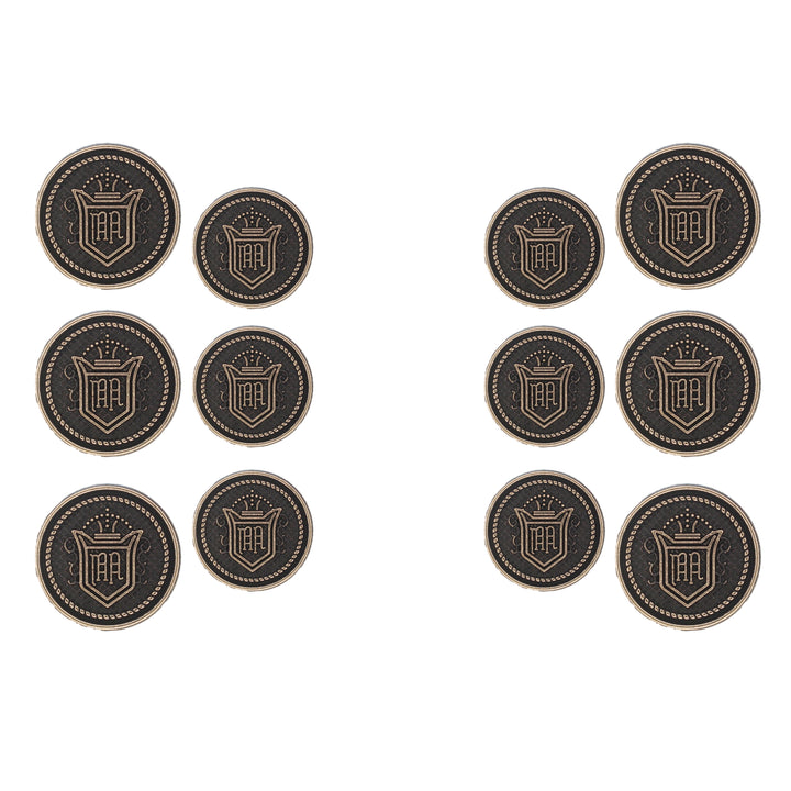 Royal Regalia Antique Metal Buttons