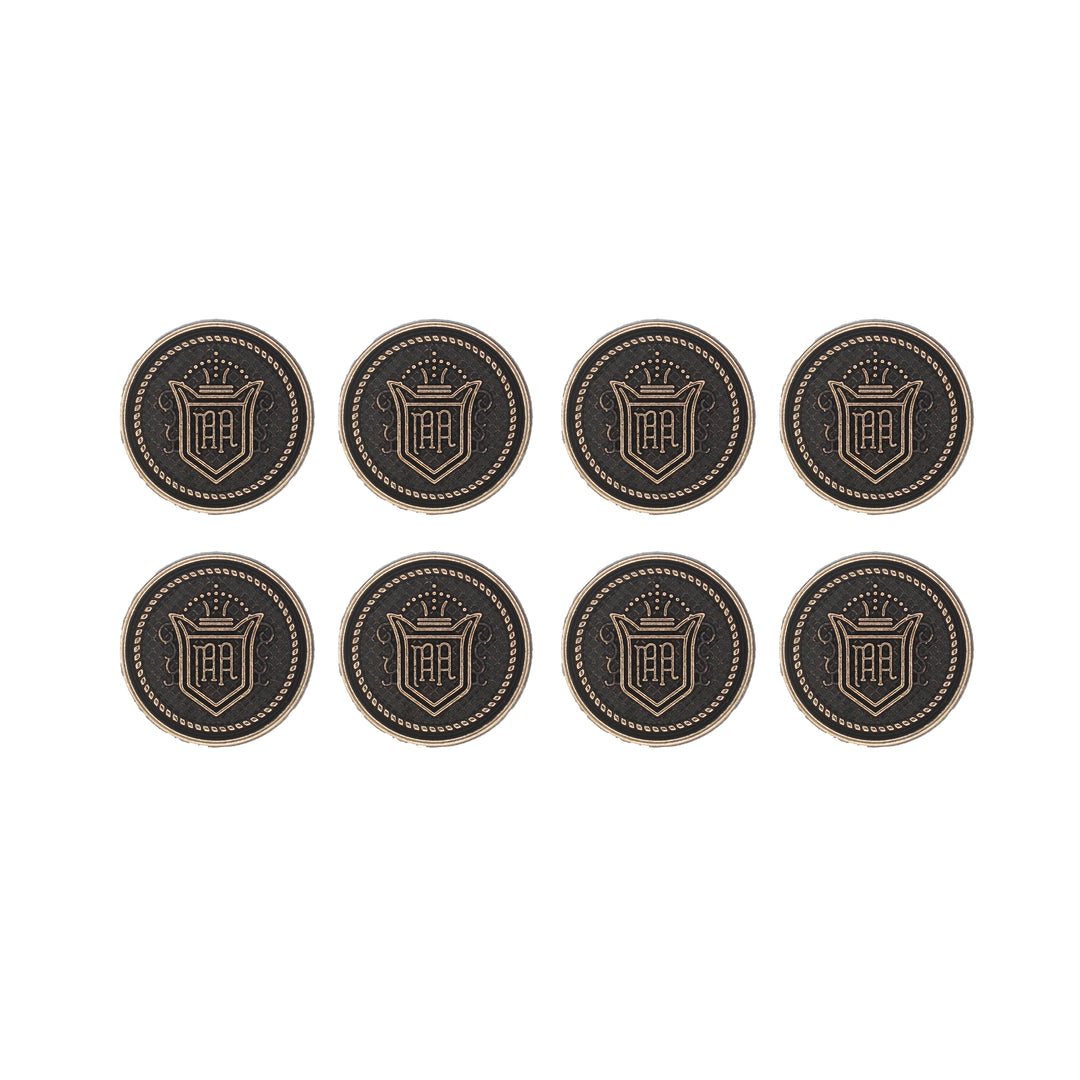 Royal Regalia Antique Metal Buttons