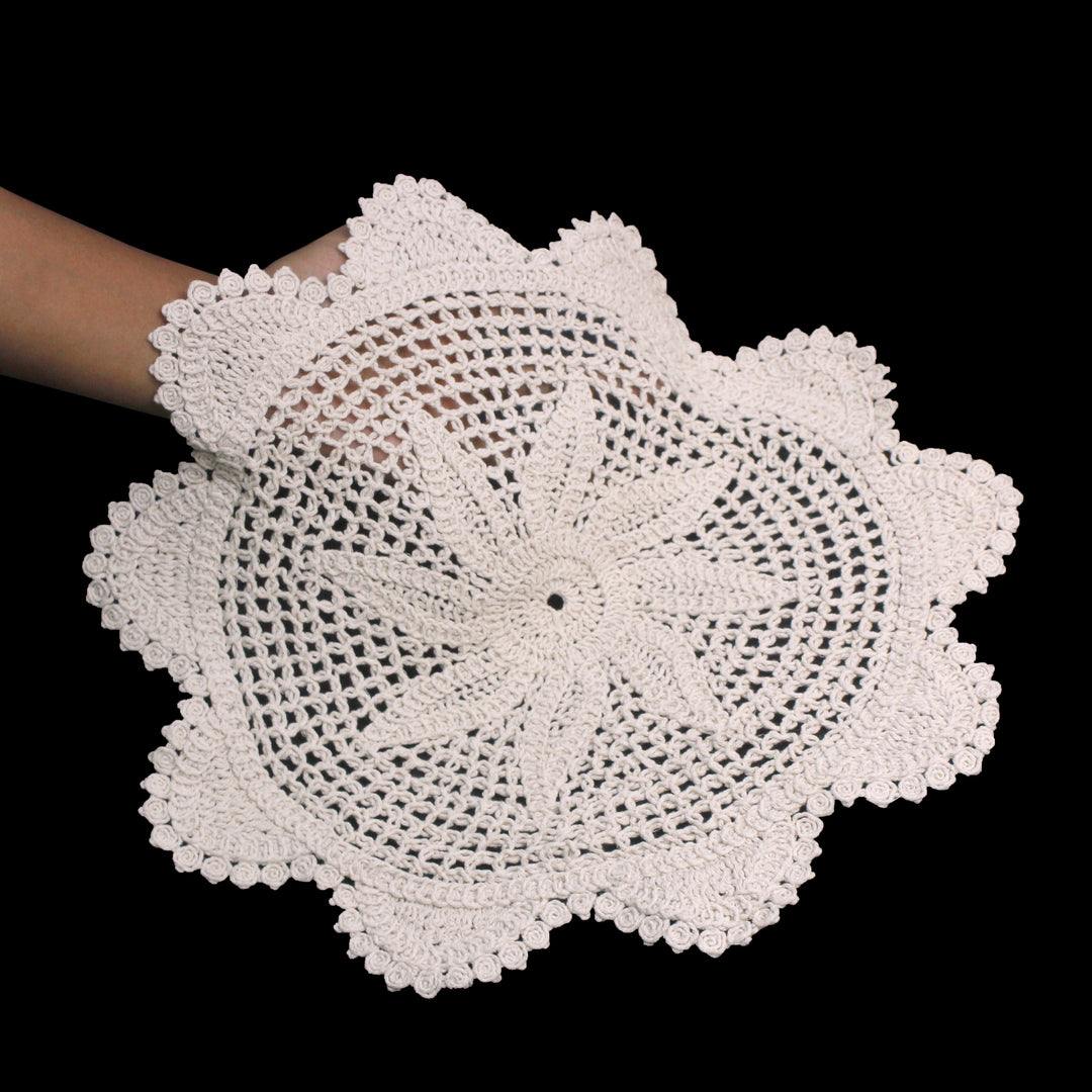 Sunburst Doily Crochet Patch