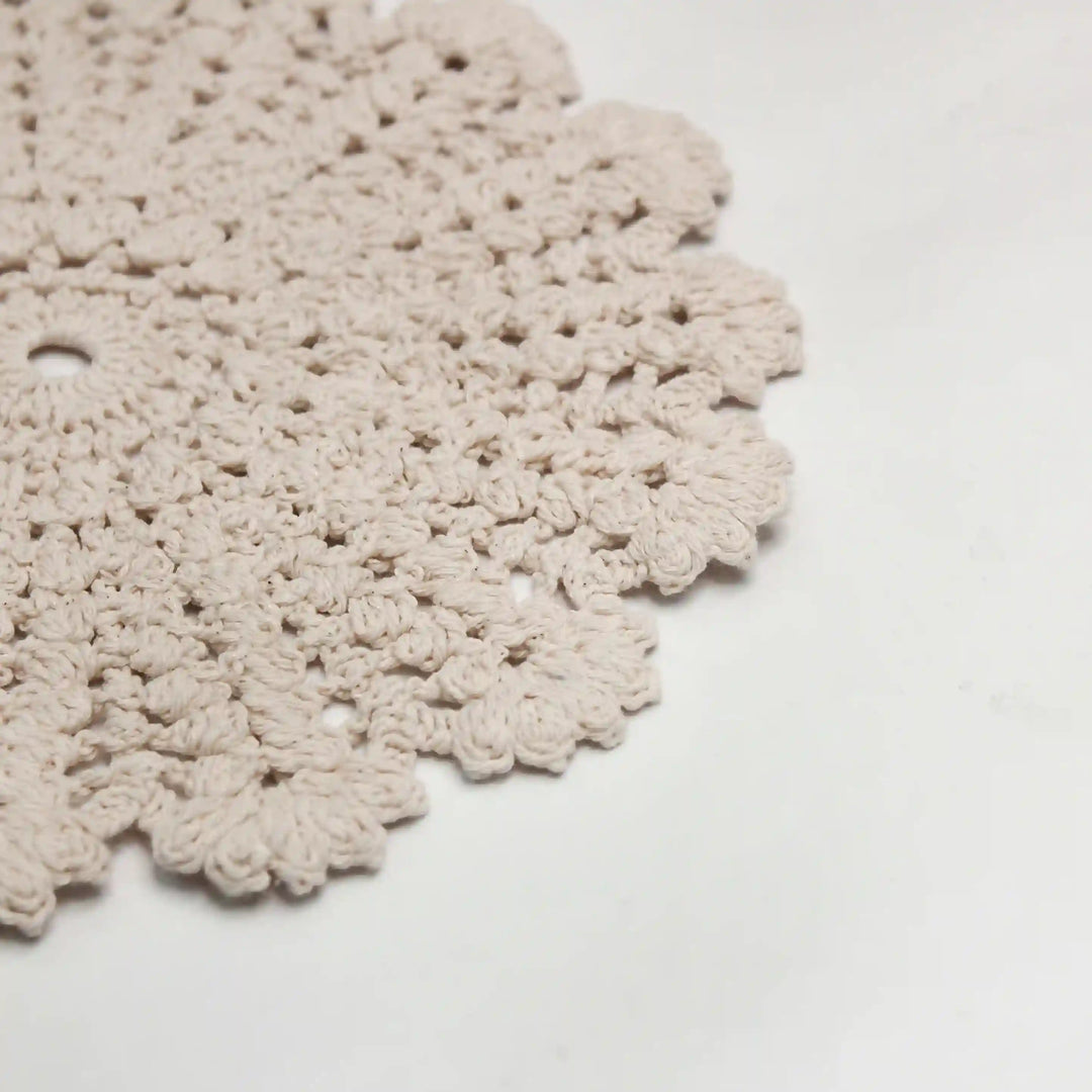 Cut Work Floral Style Cotton Patch