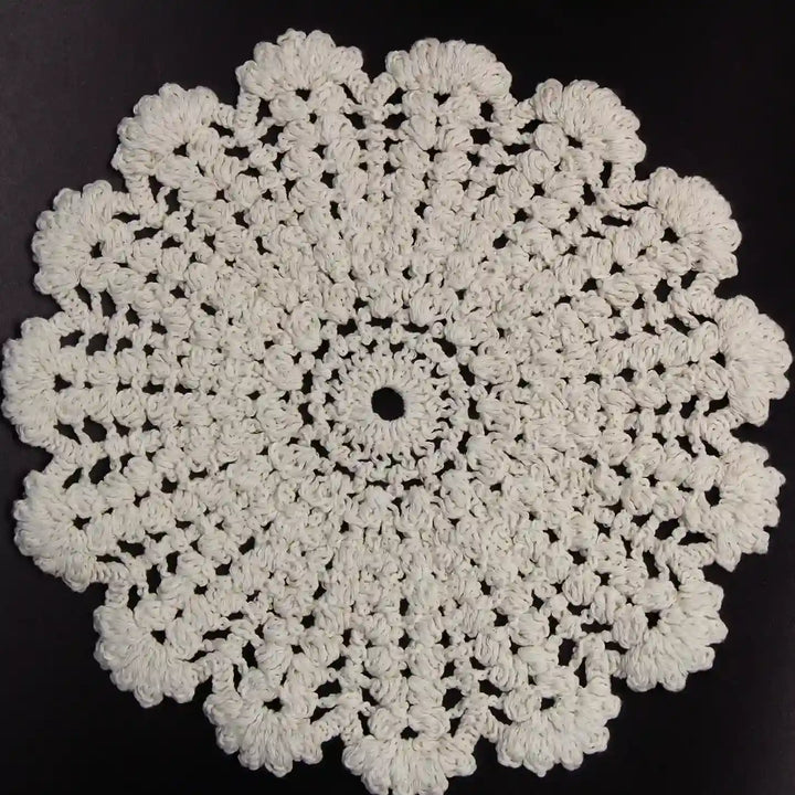Cut Work Floral Style Cotton Patch