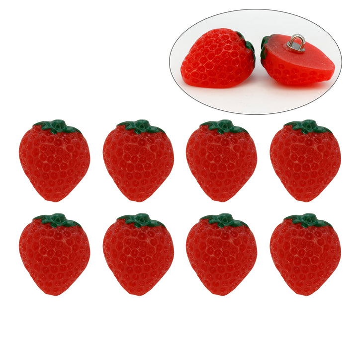 Strawberry Fruit Buttons