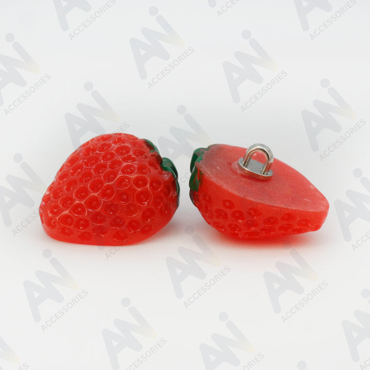 Strawberry Fruit Buttons