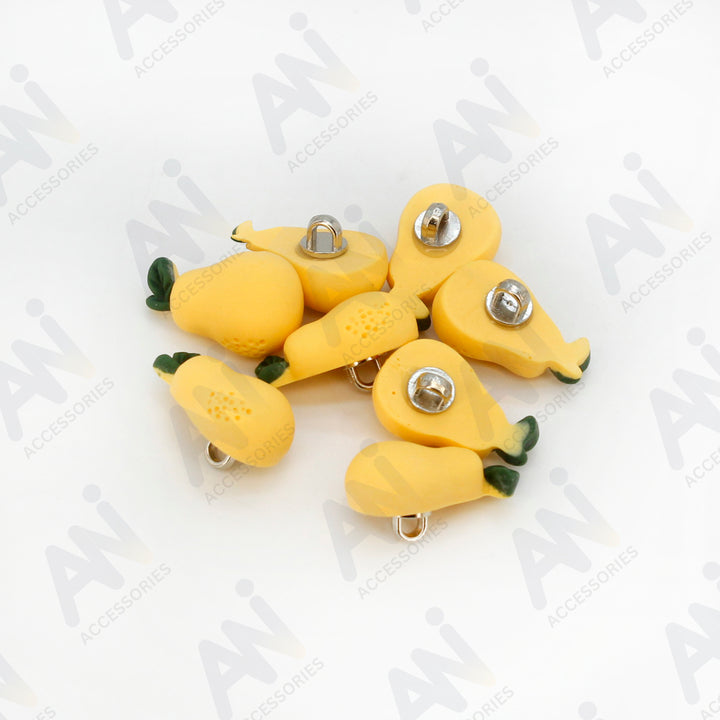 Pear Fruit Buttons