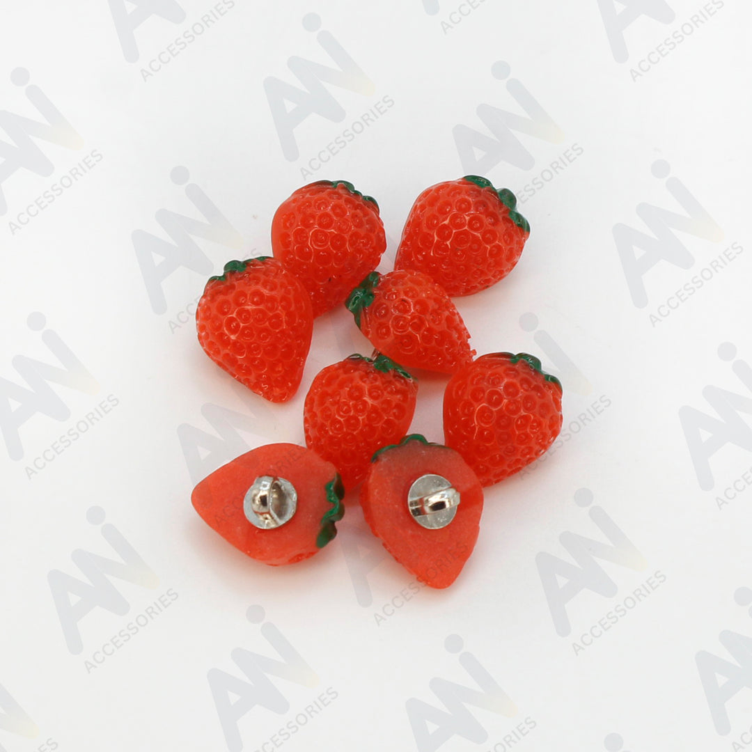 Strawberry Fruit Buttons