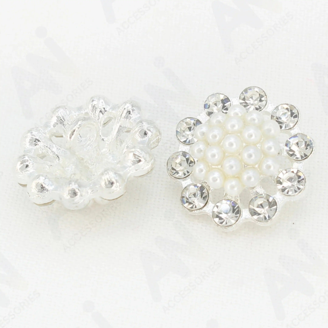 Dome Style Pearl Metal Buttons | 20mm(32L)