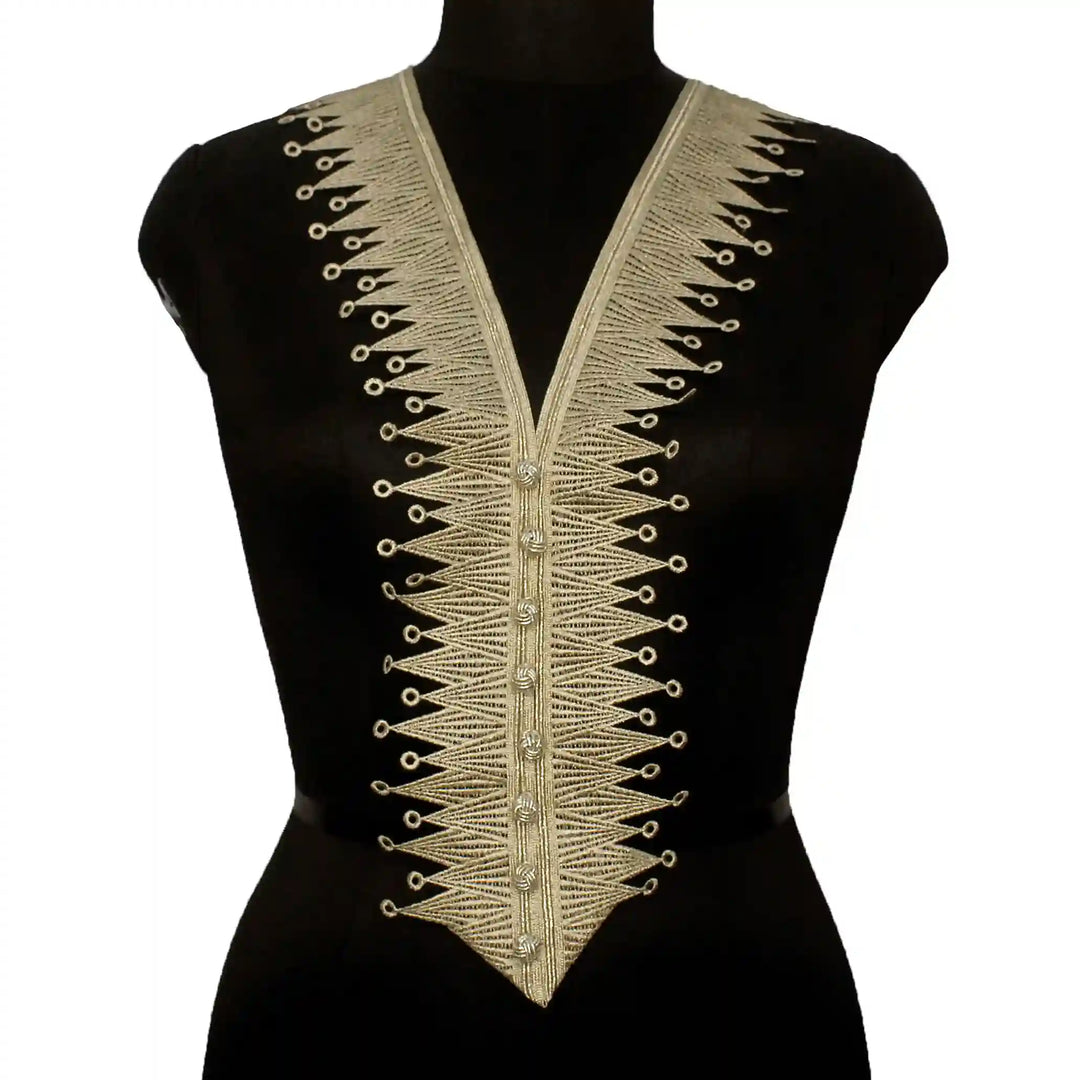 Moroccan Sfifa V Shape Zari
