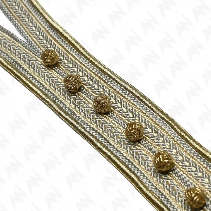 V Shape Zari  Neckline