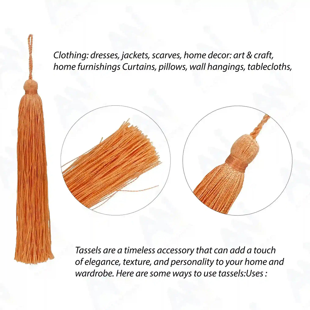 Orange Tassels