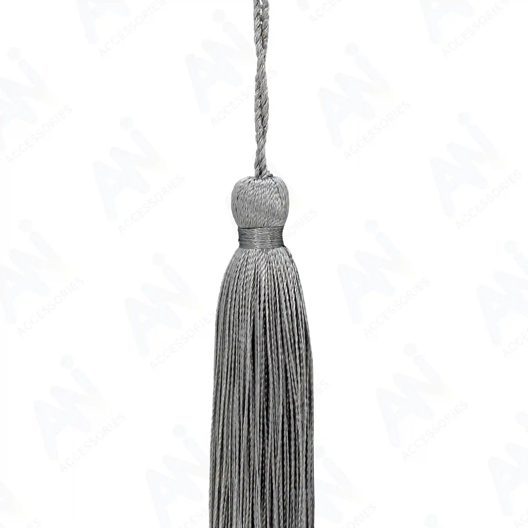 Charcoal Grey Tassel