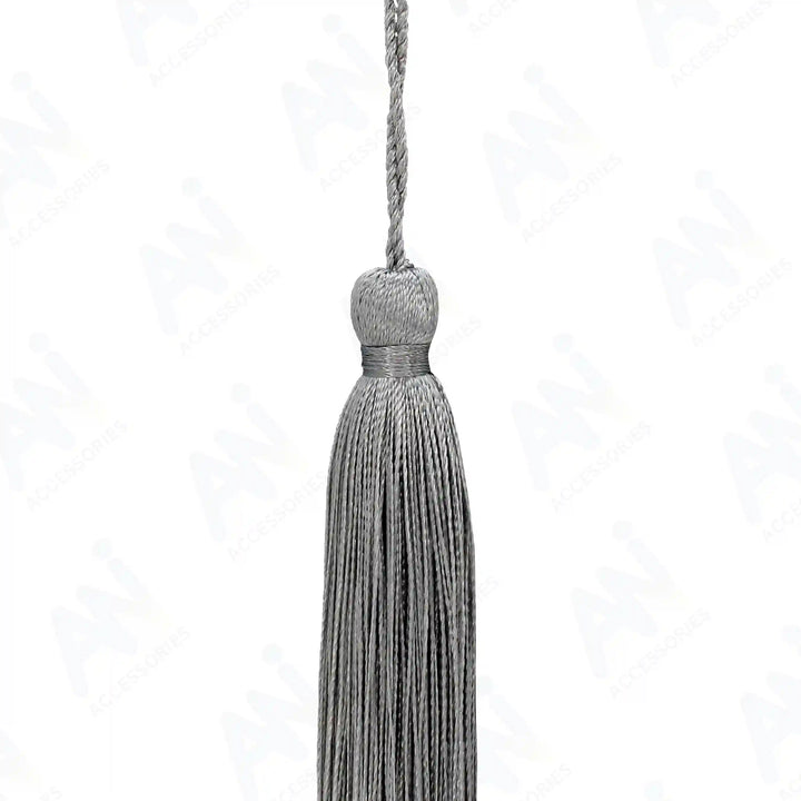 Charcoal Grey Tassel