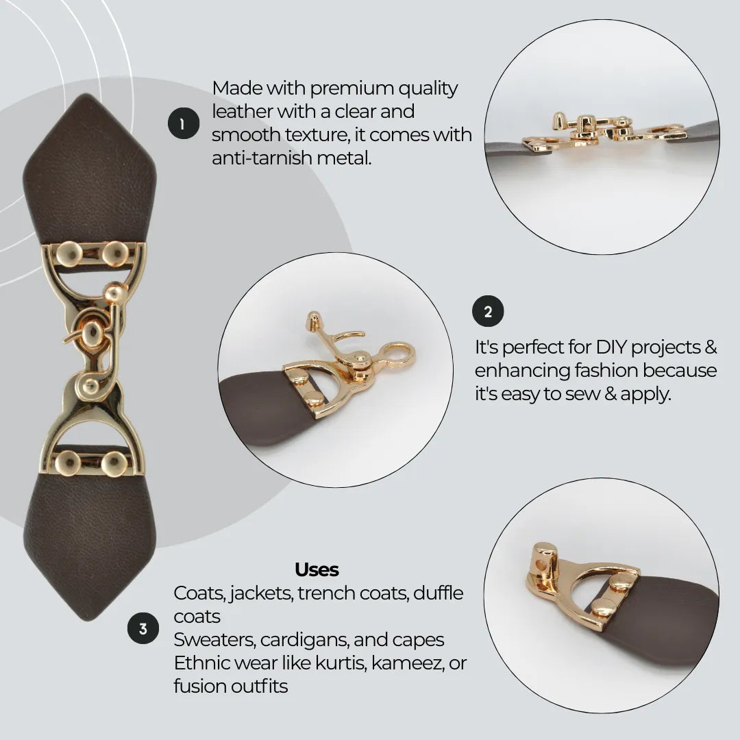 Metal Leather Buckle Fastener