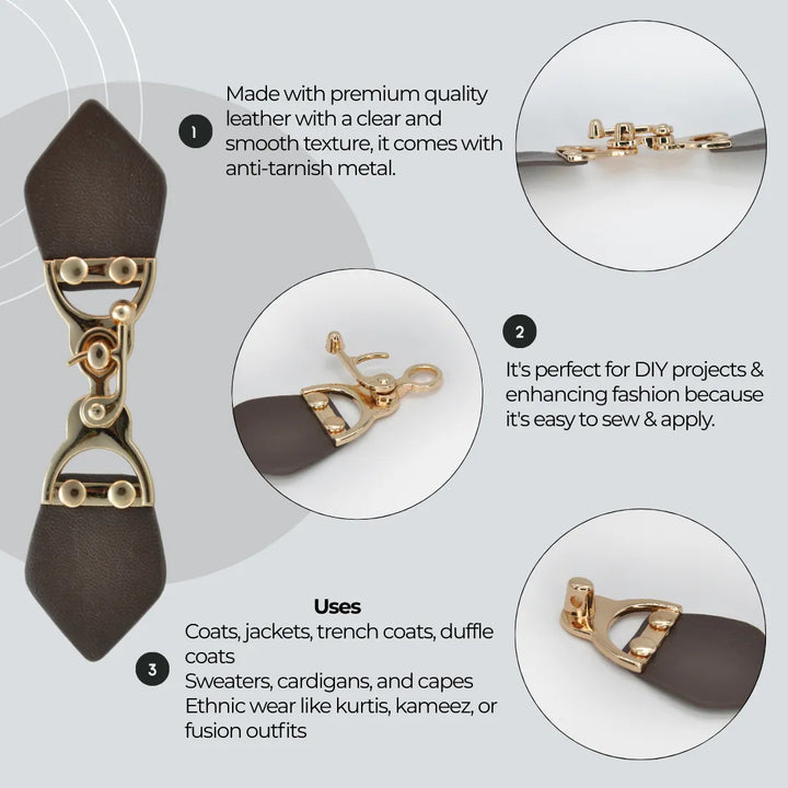 Metal Leather Buckle Fastener