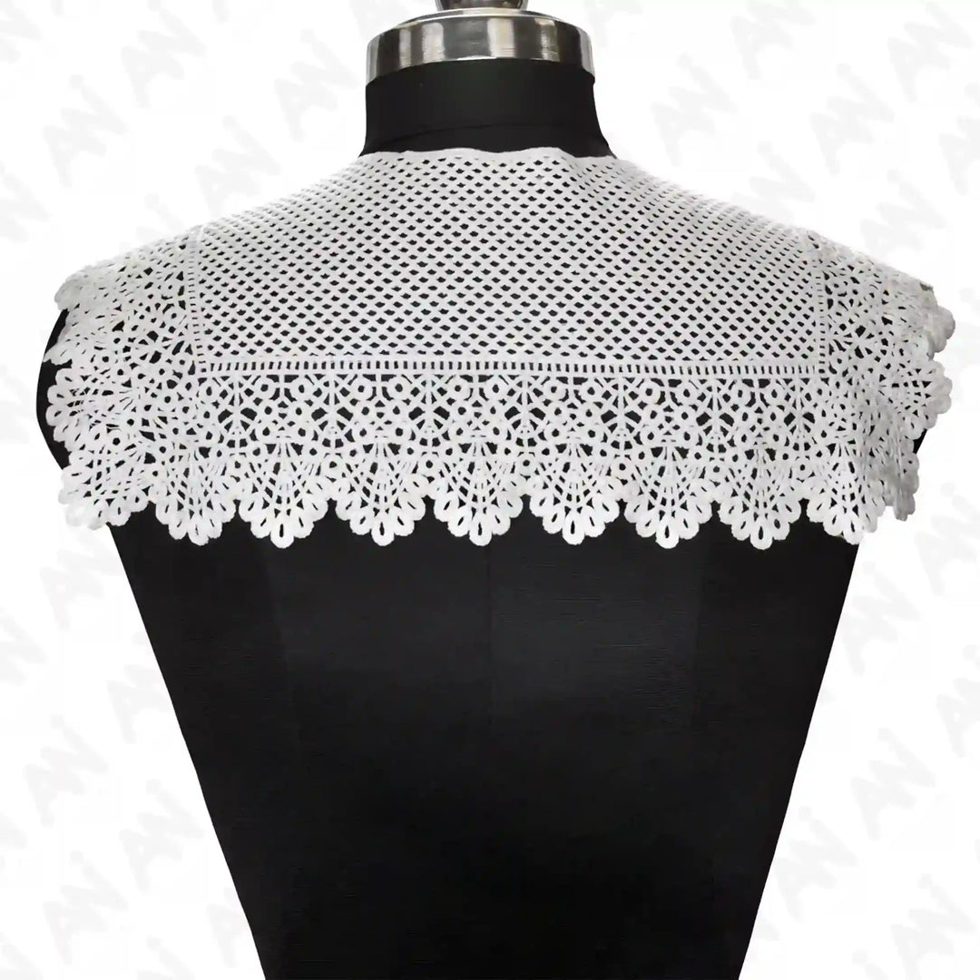 Ornamental decorative neckline bib collar perfect for kurti, gown and contemporary styling needs