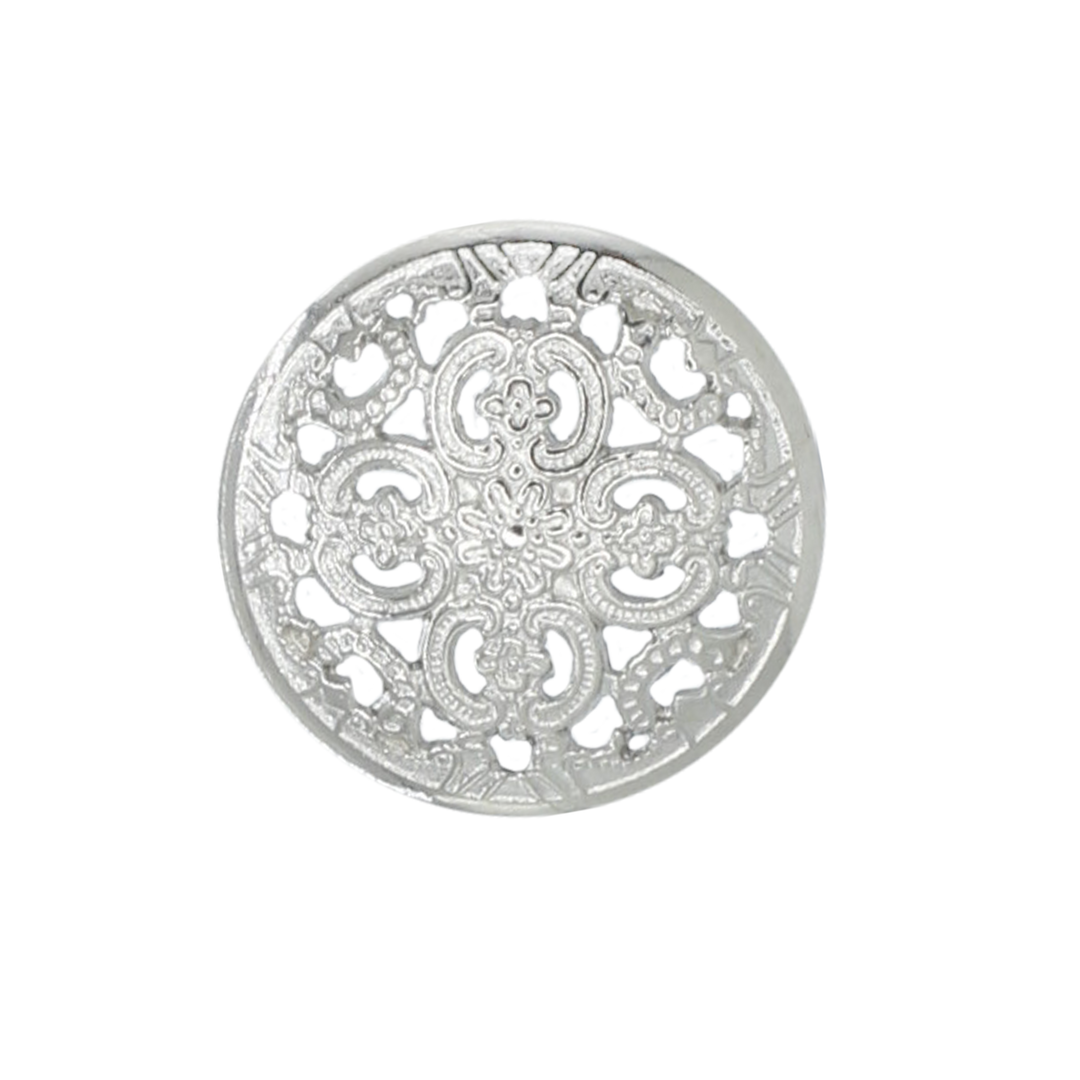 Cutwork Metal Button