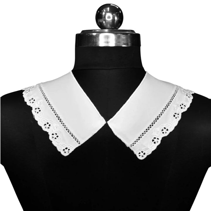 Premium Pilgrim Flower Peter Pan collar with fine blossom design and graceful curved finish
