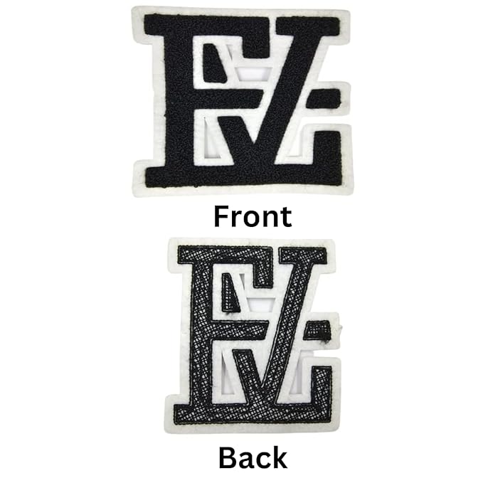 Premium chenille patch by Ani Accessories, decorative looped fabric patch for clothing, accessories, and DIY use