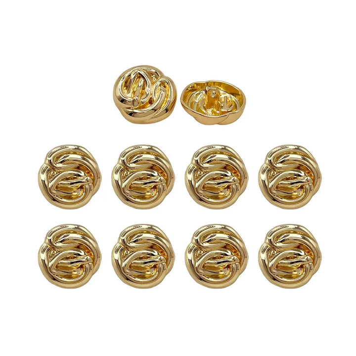 Modern Design Shank Metal Buttons | 15mm, 18mm & 23mm