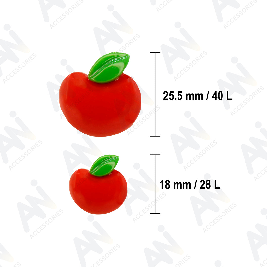 Apple Fruit Buttons