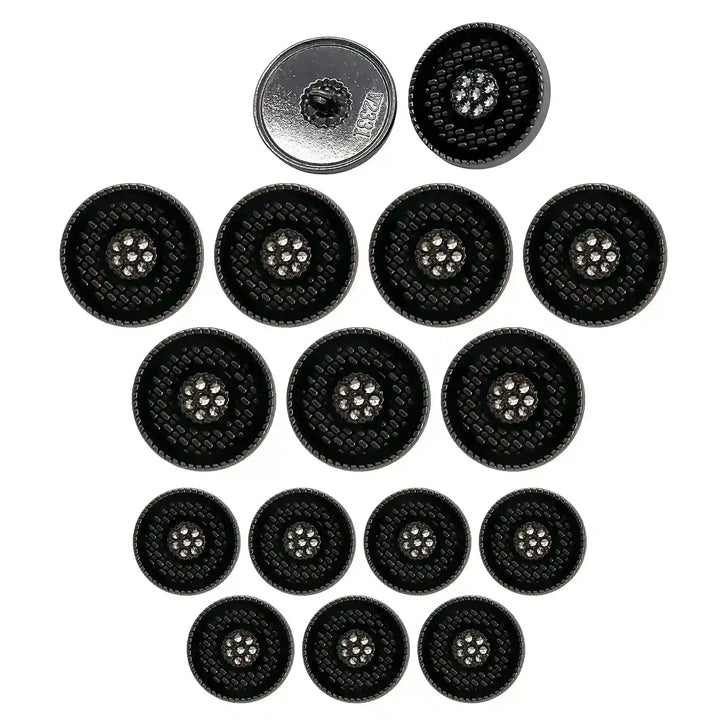 Set of 14 Buttons 7 Big and 7 Small Buttons Perfect for Coats, Sherwanis, and High-End Fashion Design by Ani Accessories.