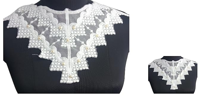 Stylish ZigZag border style neckline by Ani Accessories for women’s apparel, highlighting premium fabric and fashion elegance.