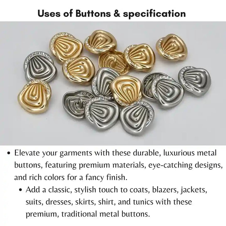 Designer Knot Buttons | 15mm(24L), 18mm(28L) & 20mm(32L)