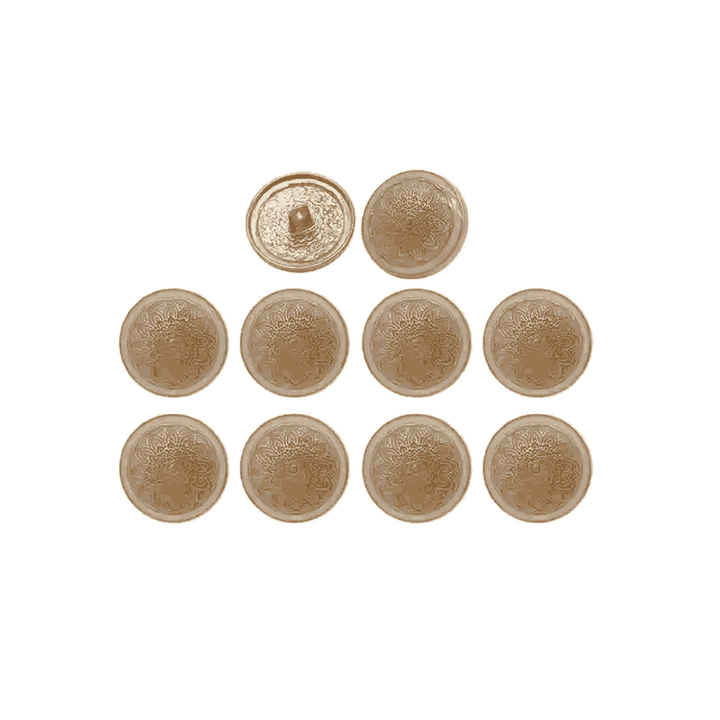 Mandala Shank Metal Button | 18mm(28L) & 21mm(34L)
