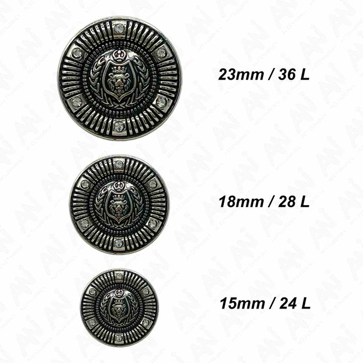 Stylish Decorative Metal Buttons