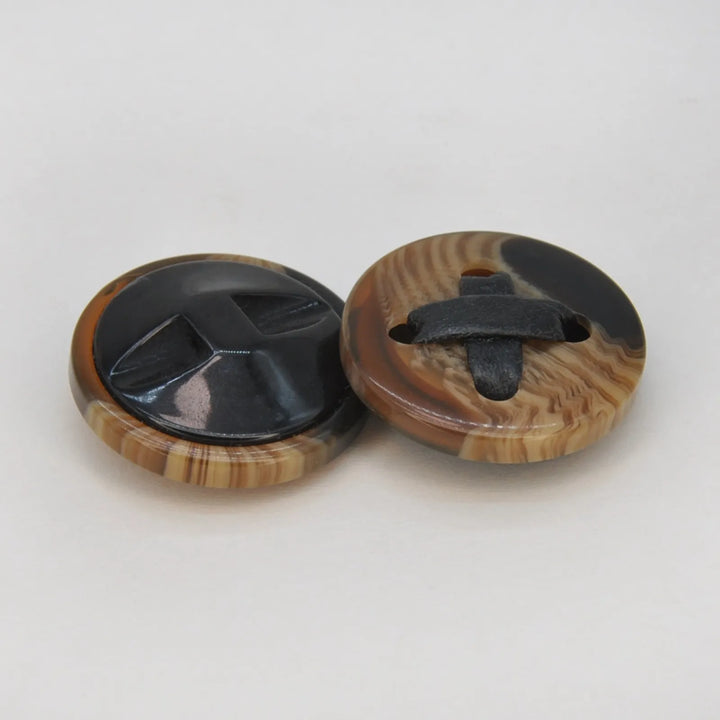 Premium Wood Grain Effect Toggle ABS Buttons | 25mm(40L)