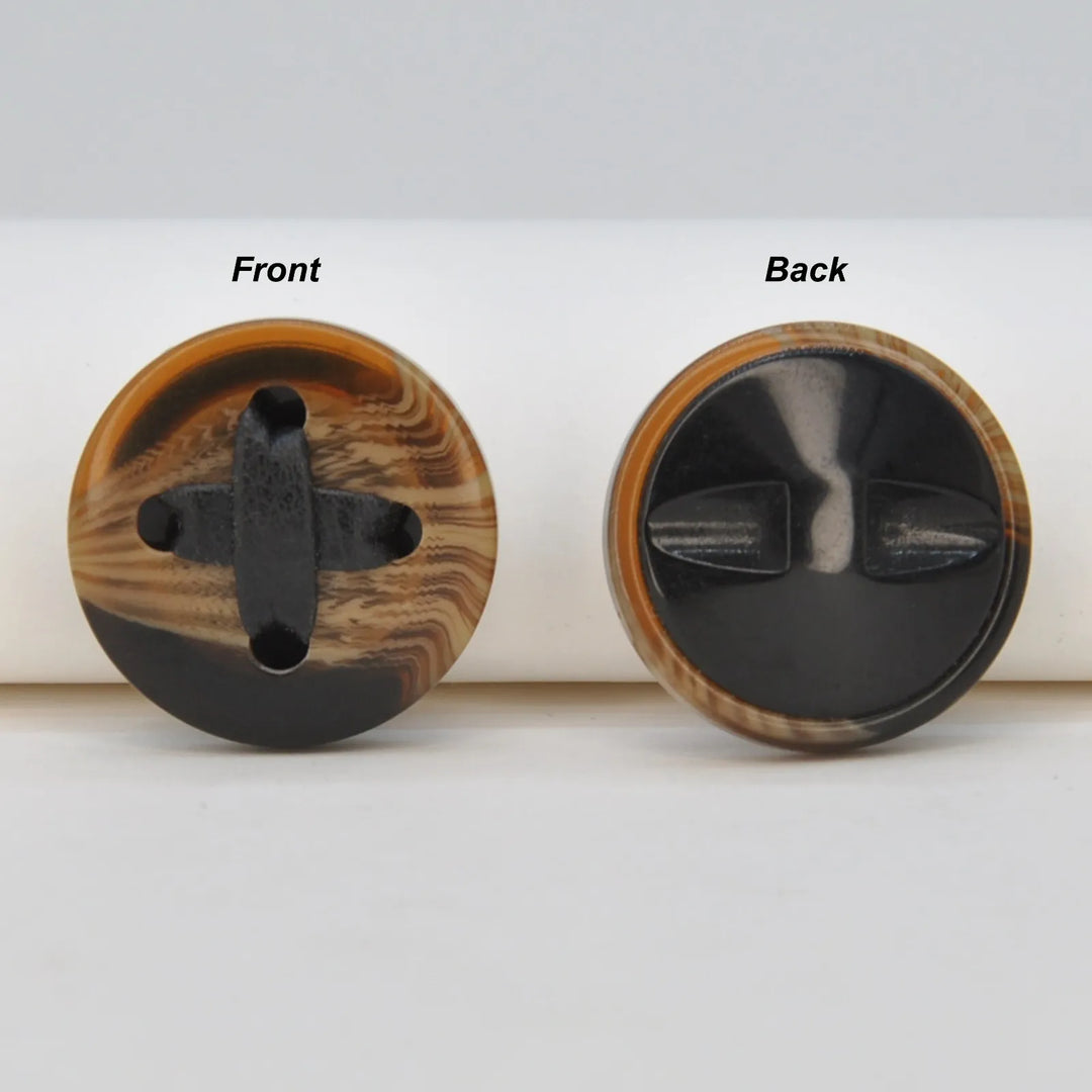 Premium Wood Grain Effect Toggle ABS Buttons | 25mm(40L)
