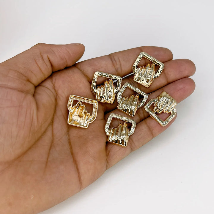 Hand Style Golden Metal Buttons | 20mm(32L)