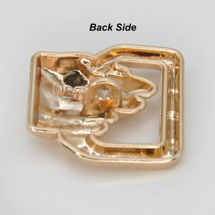 Hand Style Golden Metal Buttons | 20mm(32L)