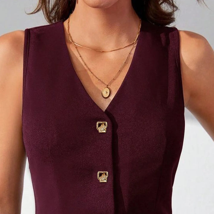 Hand Style Golden Metal Buttons | 20mm(32L)