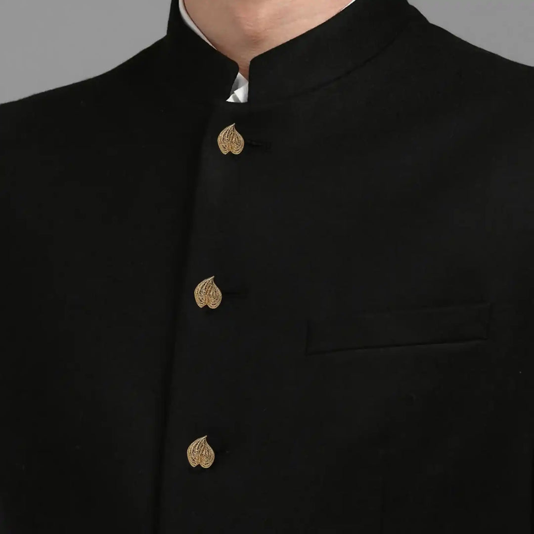 Royal Maple Leaf Design Gold Metal Buttons | 30mm(47L)