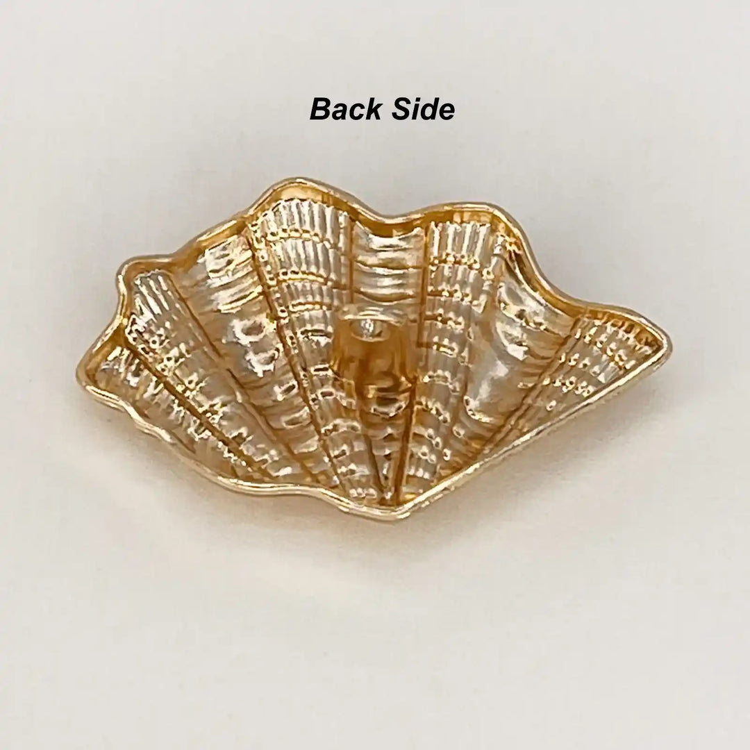 Shell Inspired Golden Metal Buttons | 21mm(55L)