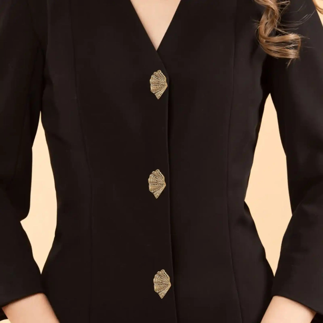 Shell Inspired Golden Metal Buttons | 21mm(55L)