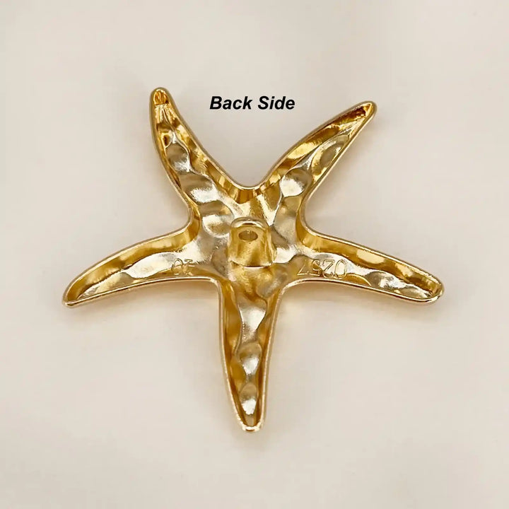 Star Shaped Golden Metal Buttons | 40mm(64L)