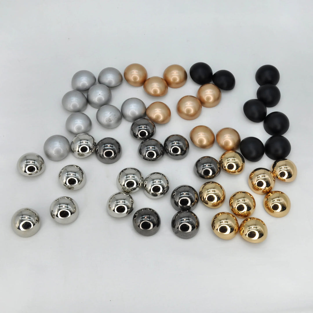 Round Metal with Shank Dome Button