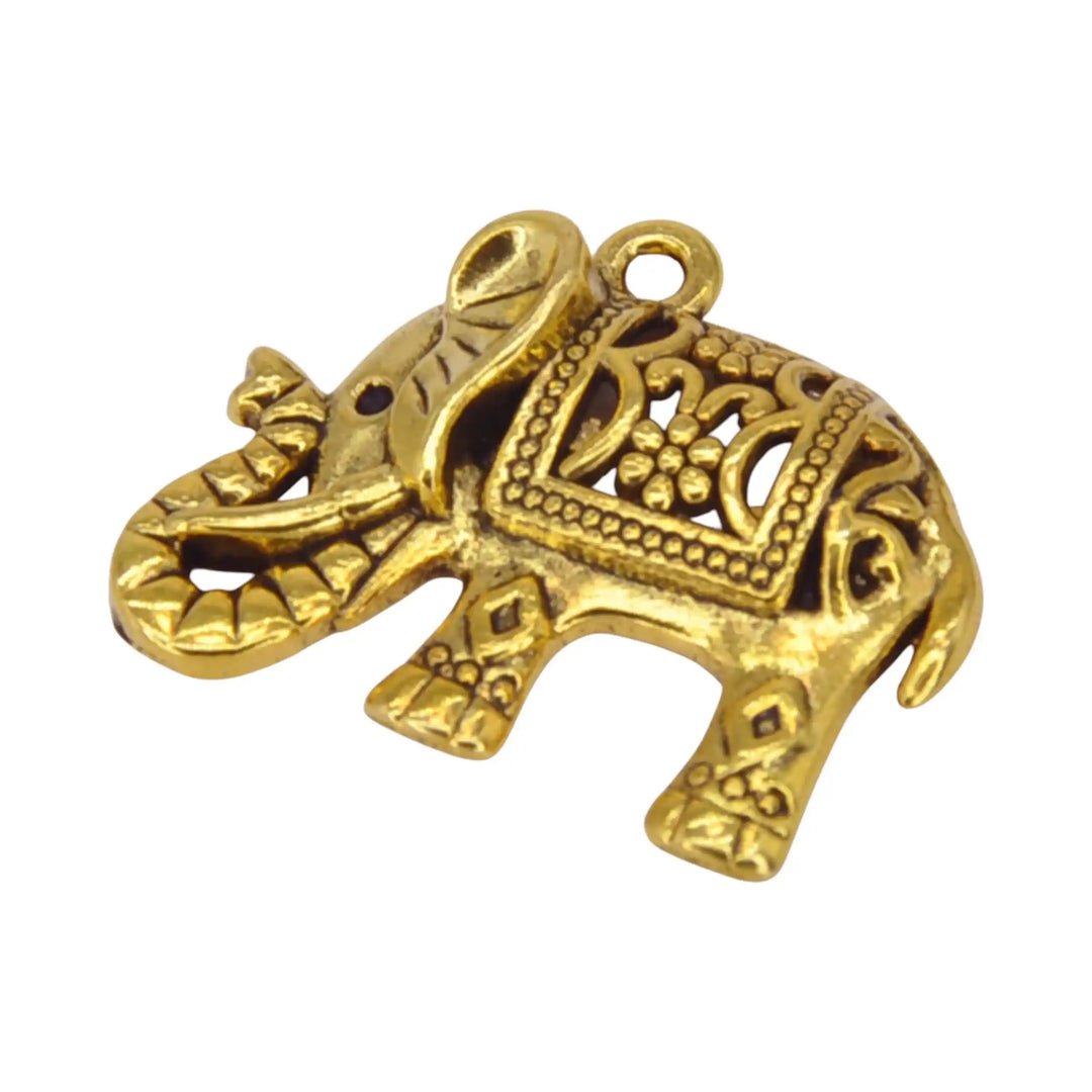 Royal Elephant Grace Metal Pendant | 22mm x 25mm